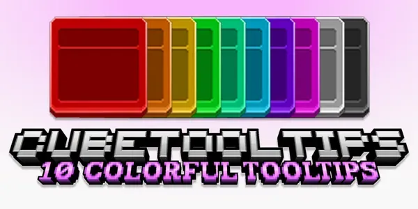 Cube Tooltips - 10 Colorful Tooltips